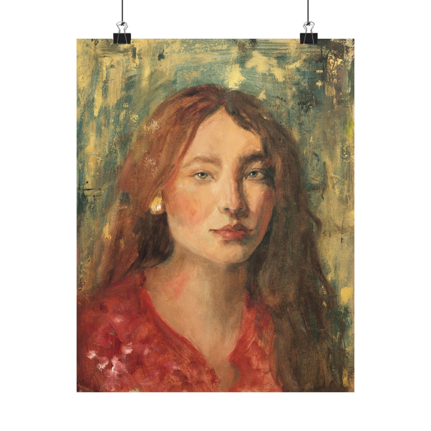 "Marguerite" - Oil Portriait Print (Day 1)