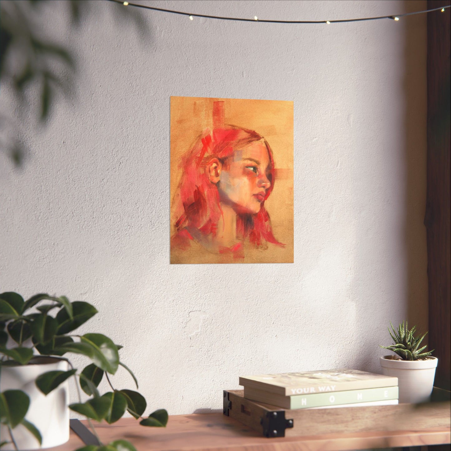 "Lucy" - Oil Portriait Print (Day 35)