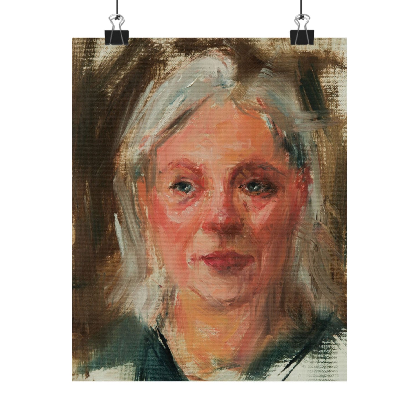 "Mariana" - Oil Portriait Print (Day 158)