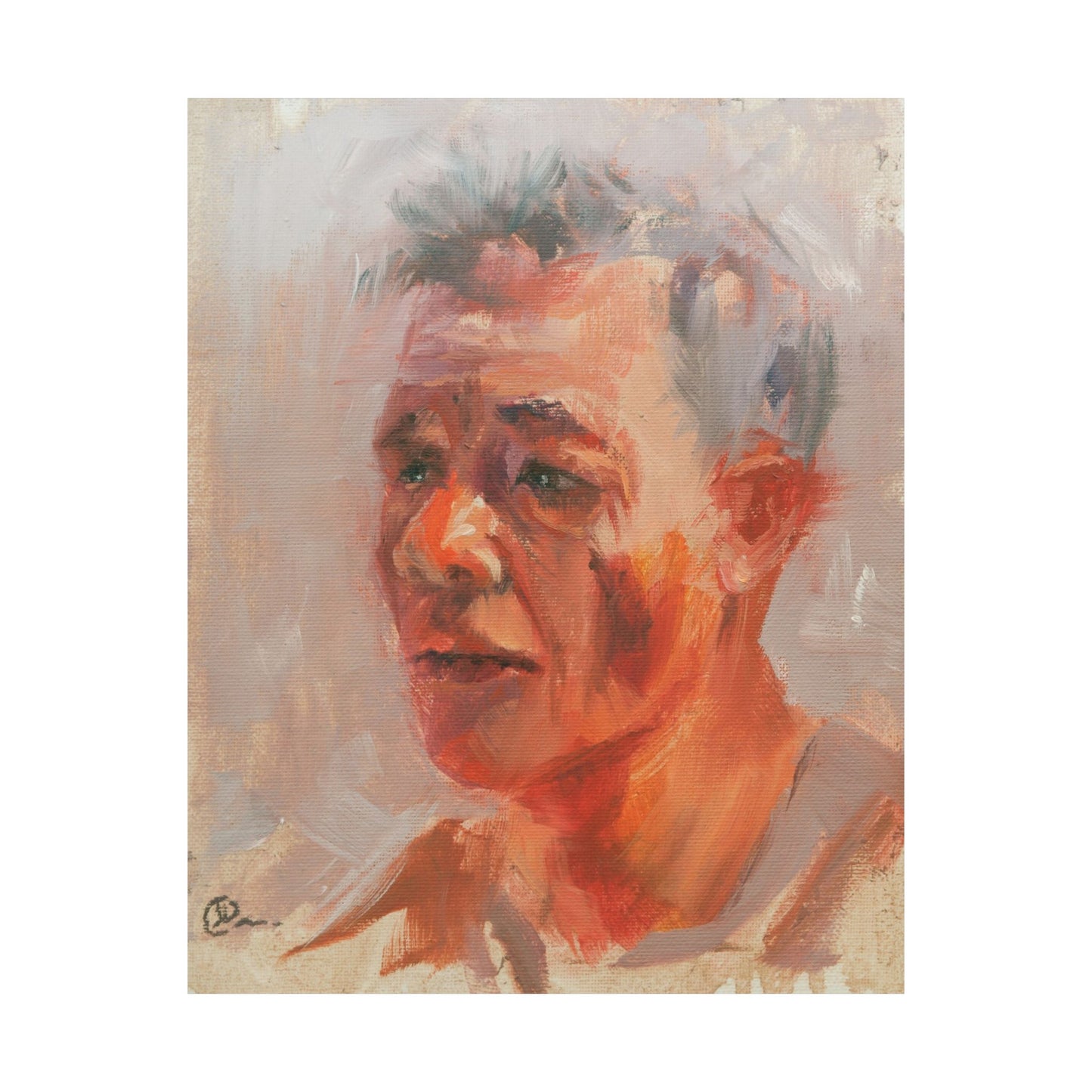 "Kenji" - Oil Portriait Print (Day 174)