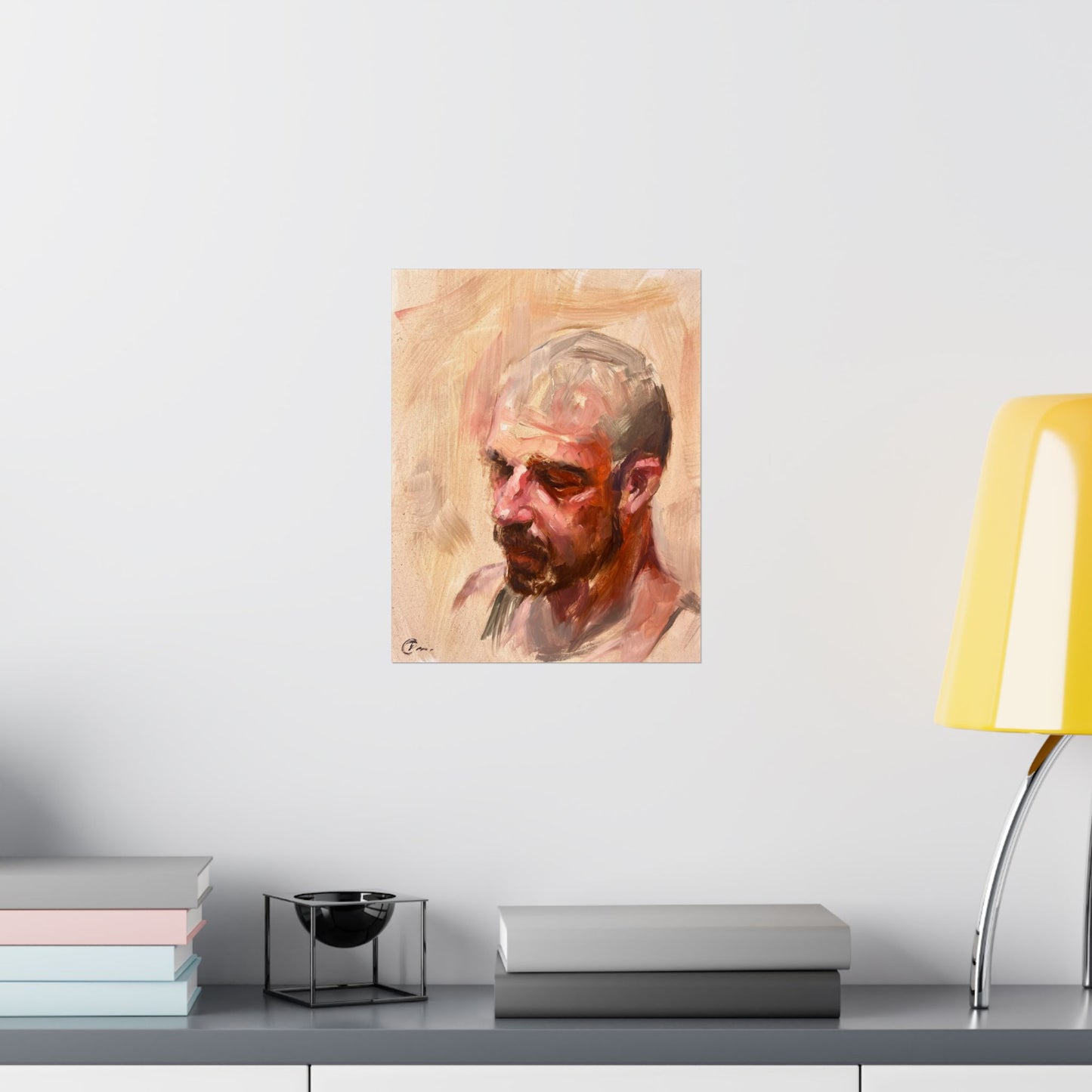 "Joseph" - Oil Portriait Print (Day 115)