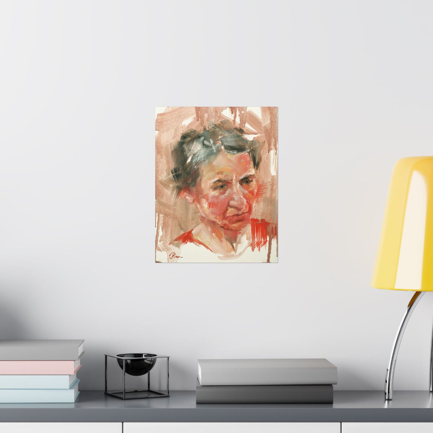 "Eva" - Oil Portriait Print (Day 120)