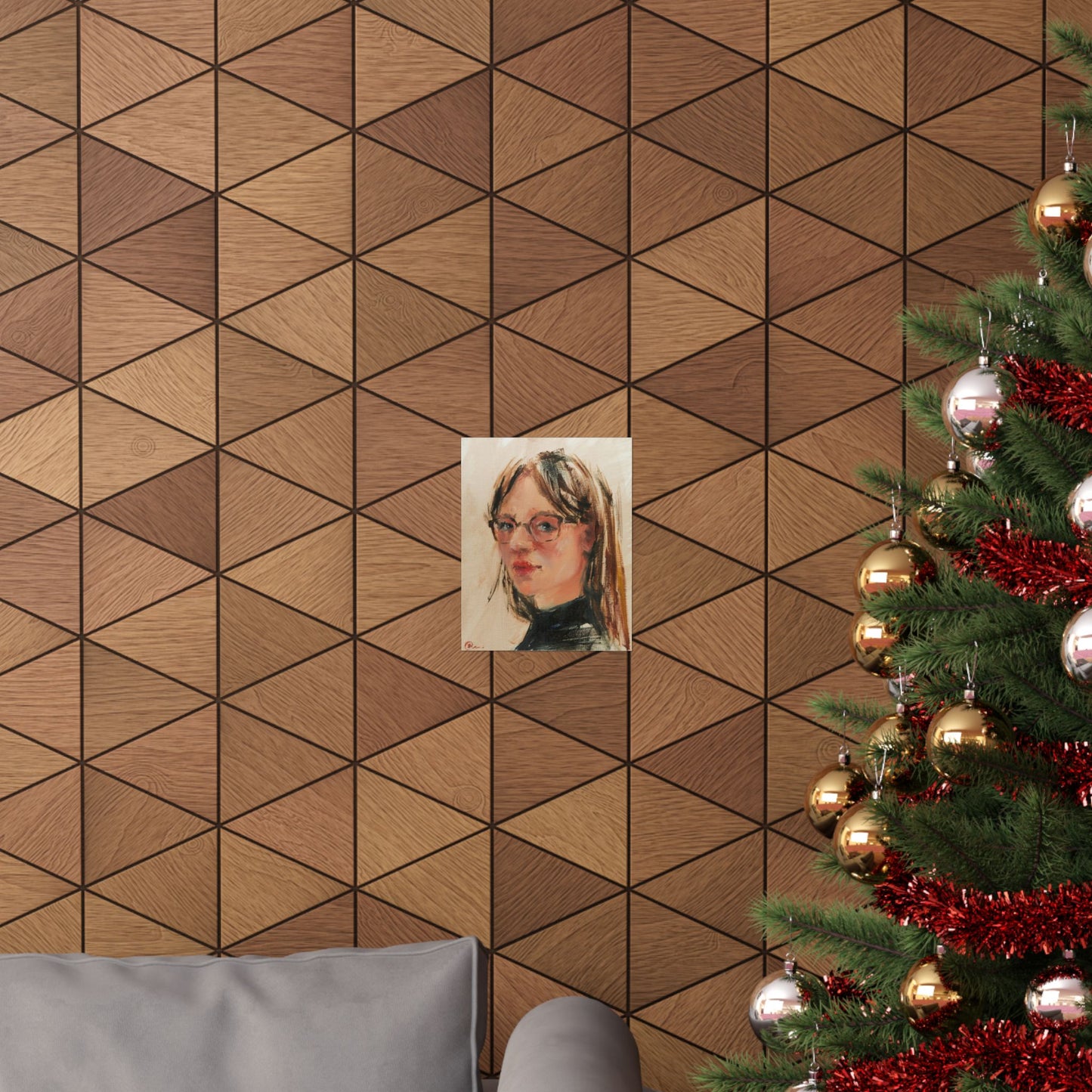 "Bea" - Oil Portriait Print (Day 166)