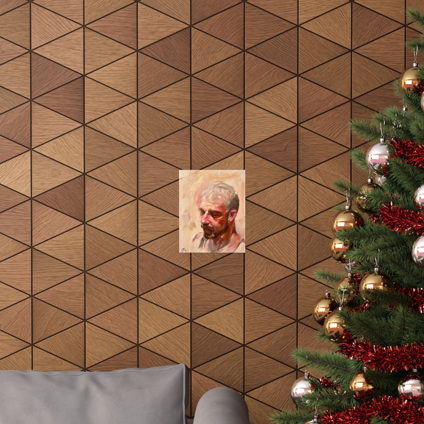 "Joseph" - Oil Portriait Print (Day 115)