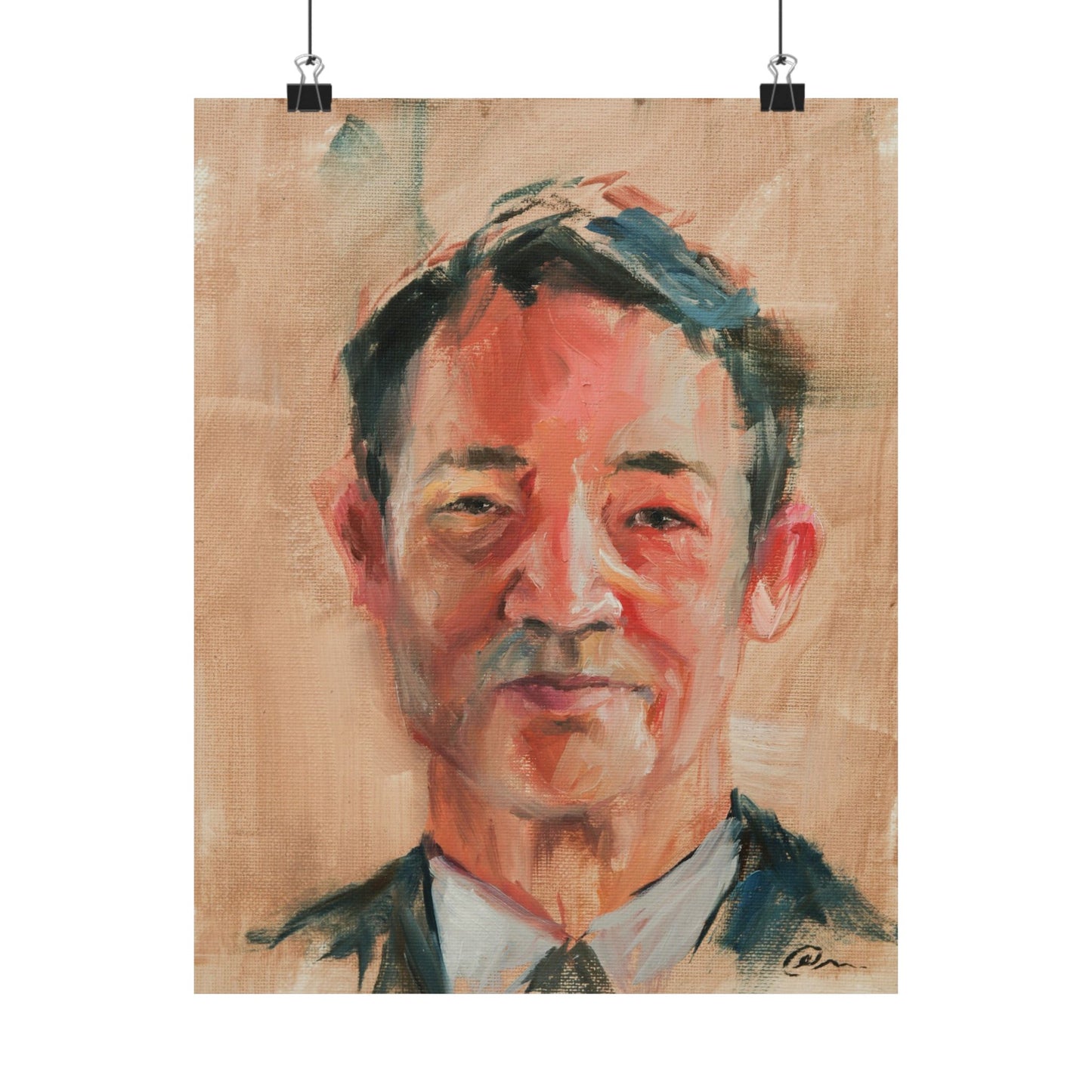 "Shaun" - Oil Portriait Print (Day 153)