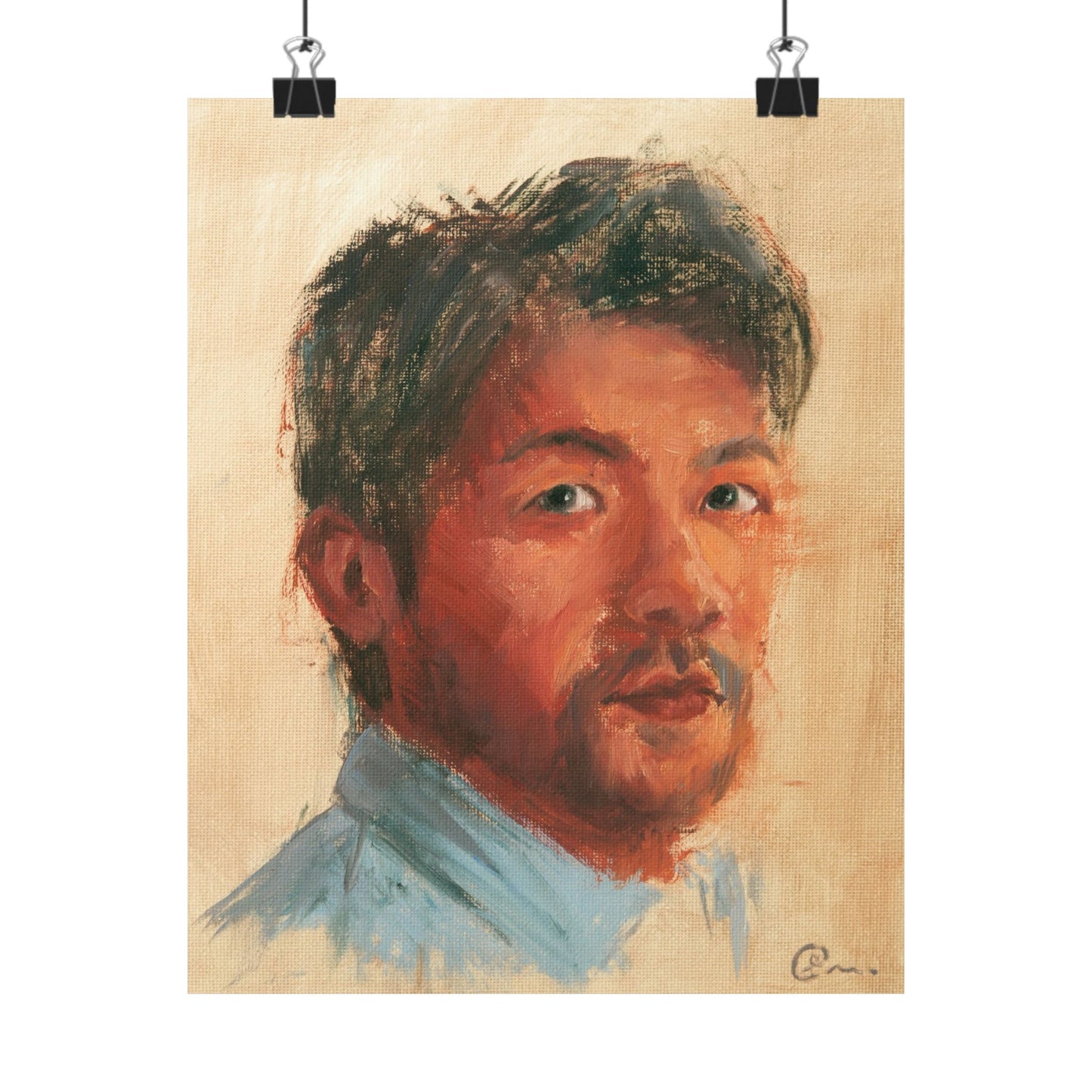 "Jian" - Oil Portriait Print (Day 283)