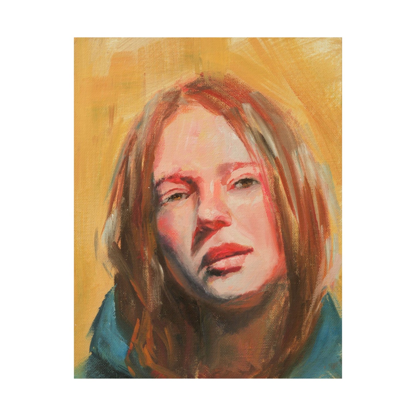 "Vicky" - Oil Portriait Print (Day 229)