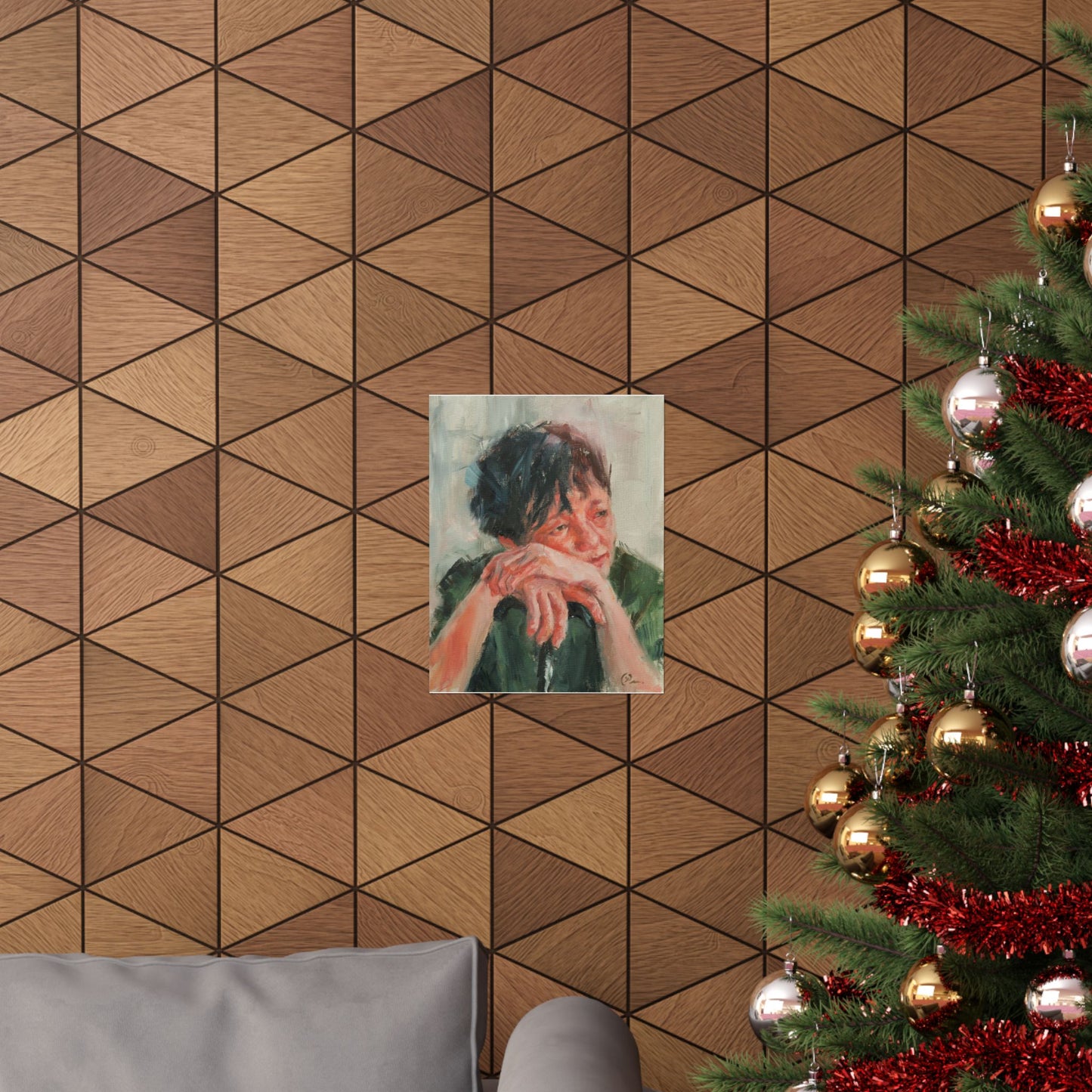 "Kim" - Oil Portriait Print (Day 149)