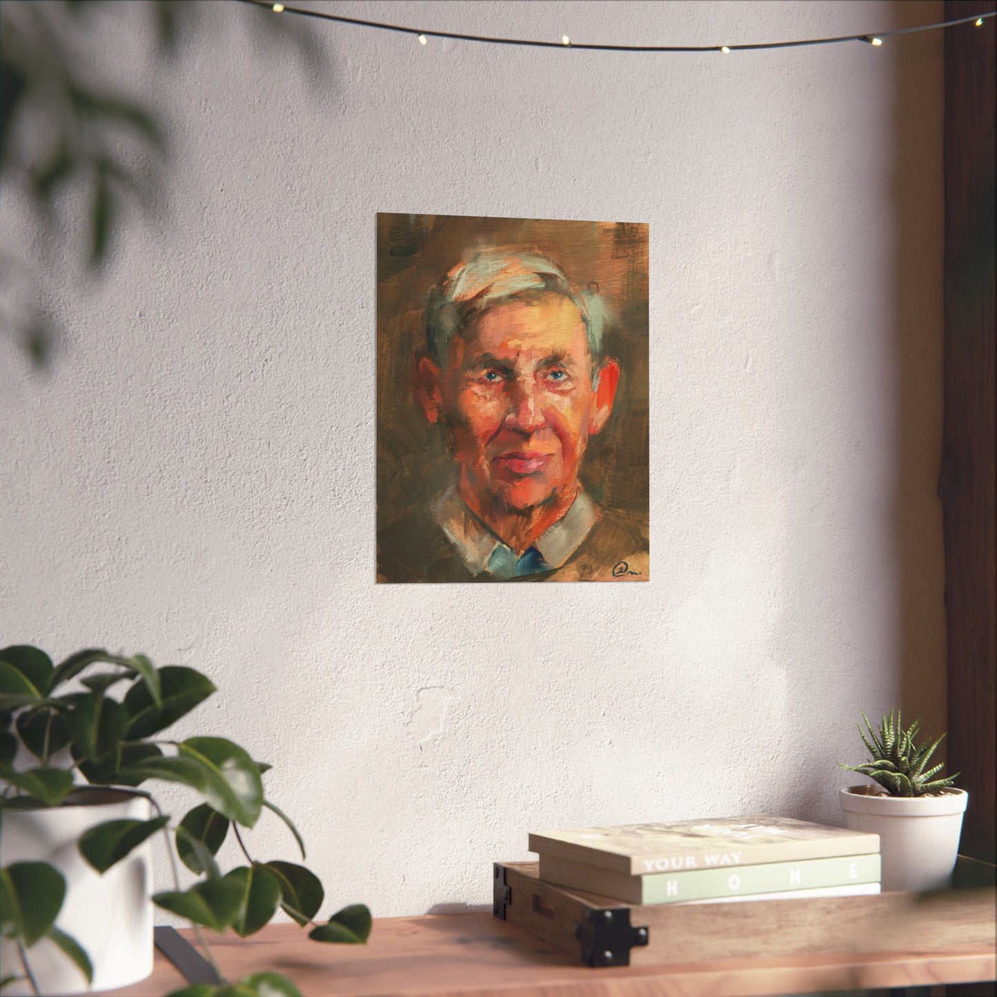 "Francis" - Oil Portriait Print (Day 87)