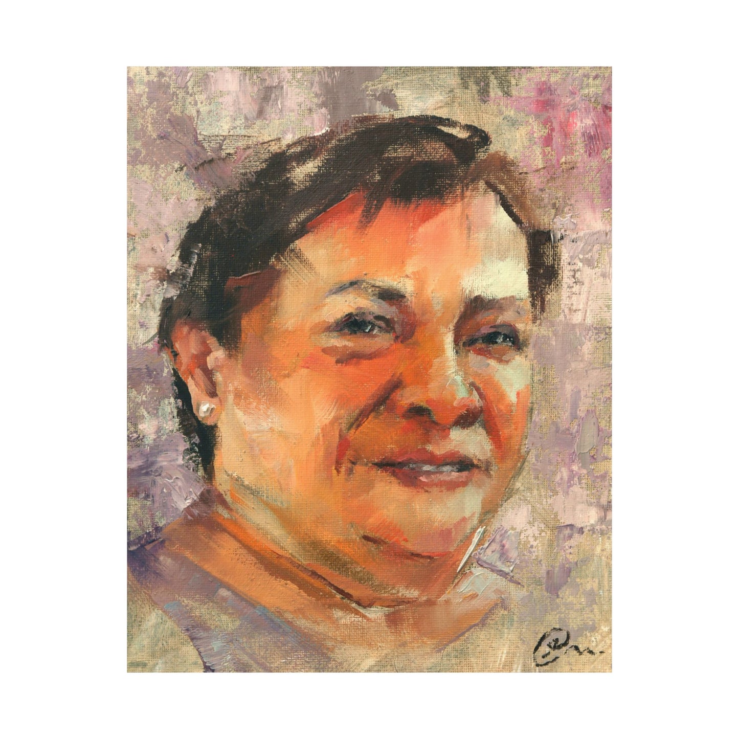 "Honoria" - Oil Portriait Print (Day 71)