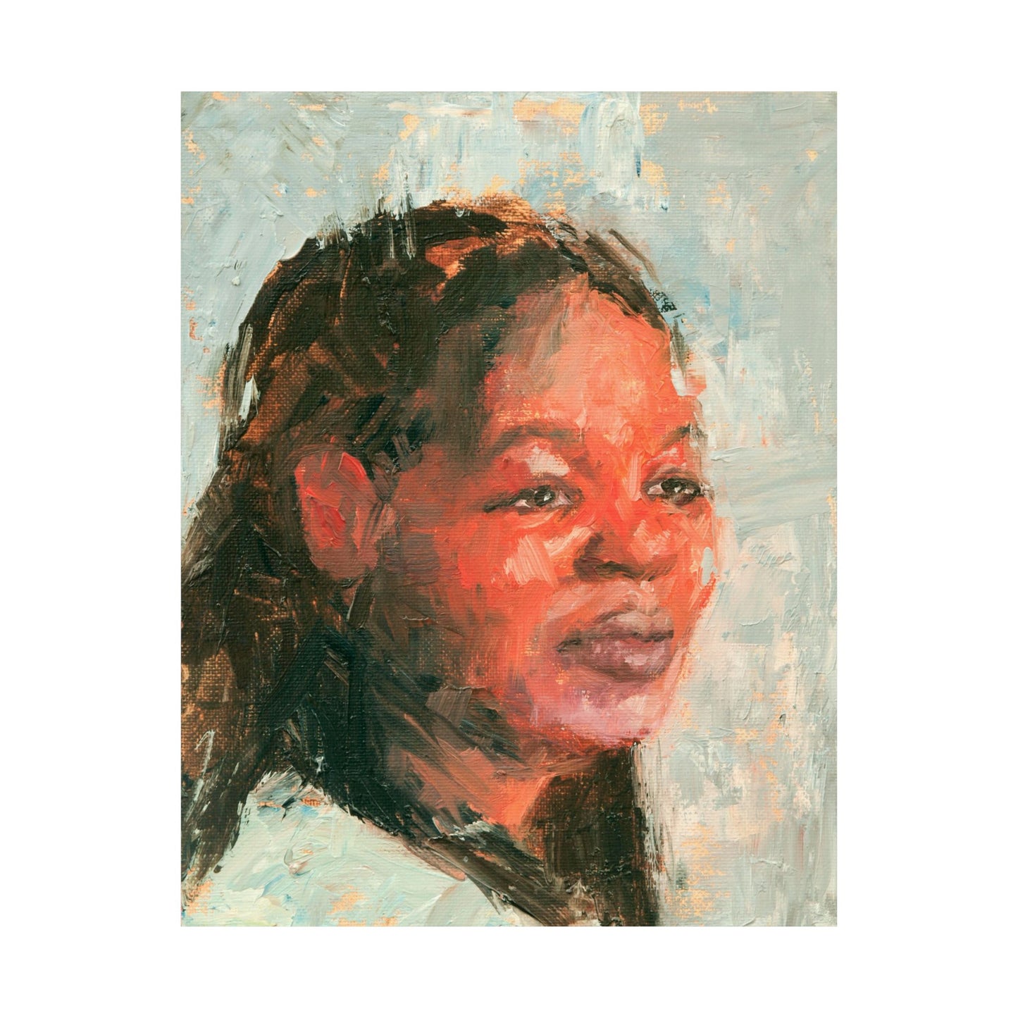 "Gisela" - Oil Portriait Print (Day 207)