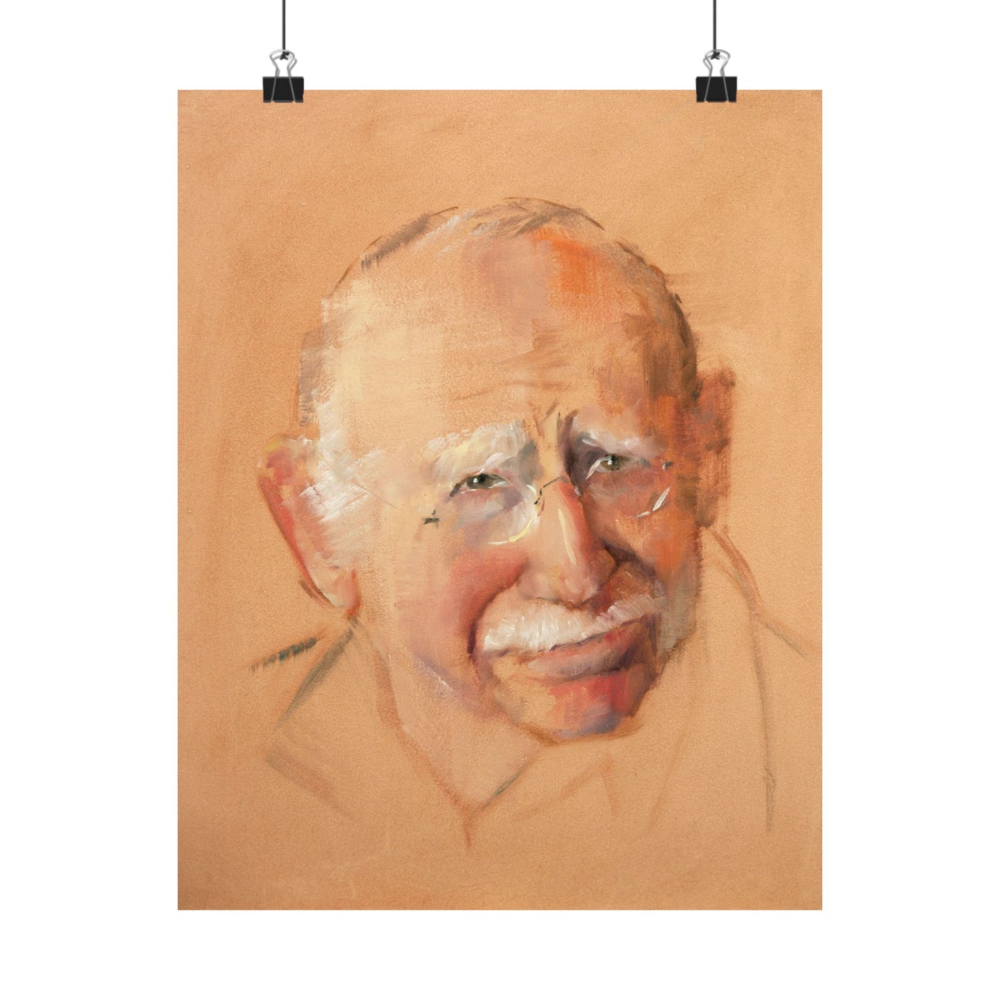"Leopold" - Oil Portriait Print (Day 28)