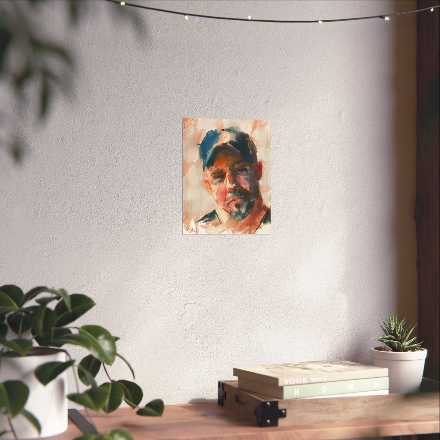 "Winston" - Oil Portriait Print (Day 122)