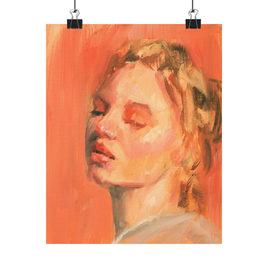 "Lavinia" - Oil Portriait Print (Day 232)