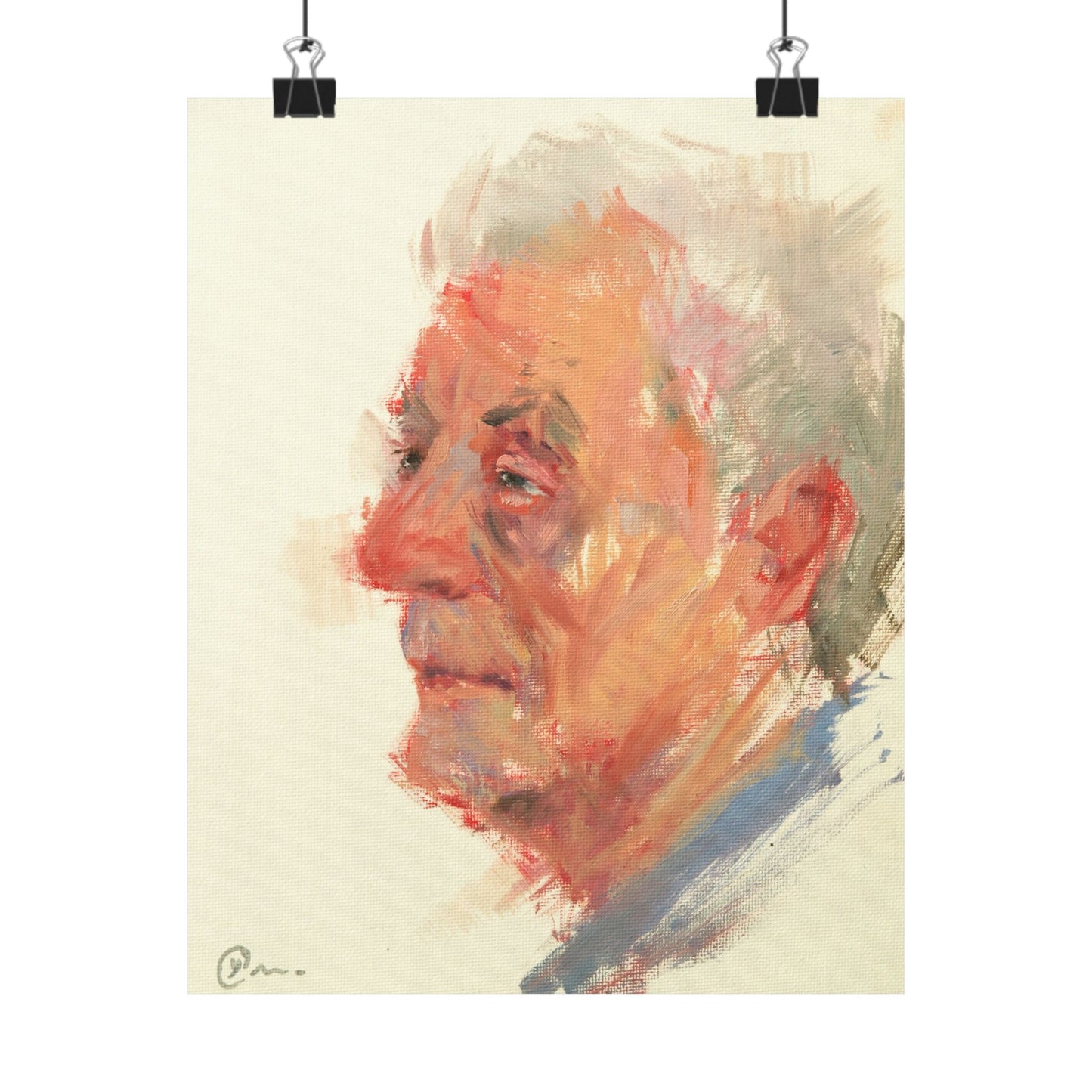 "Walter" - Oil Portriait Print (Day 278)