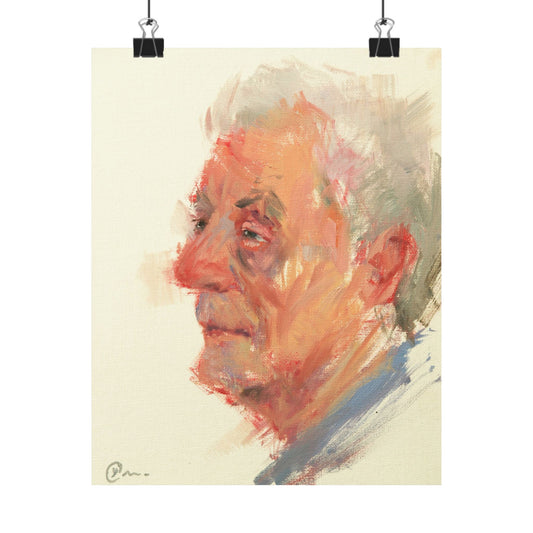 "Walter" - Oil Portriait Print (Day 278)