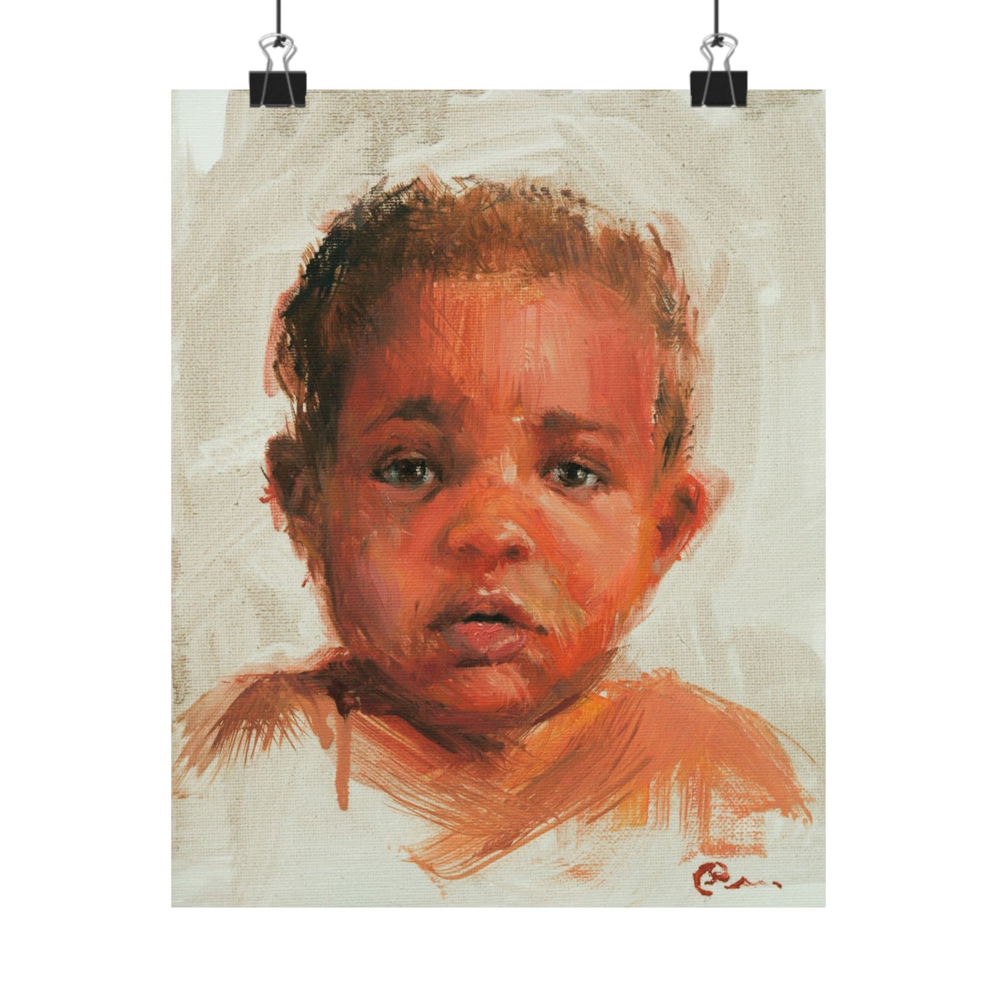 "Nico" - Oil Portriait Print (Day 152)