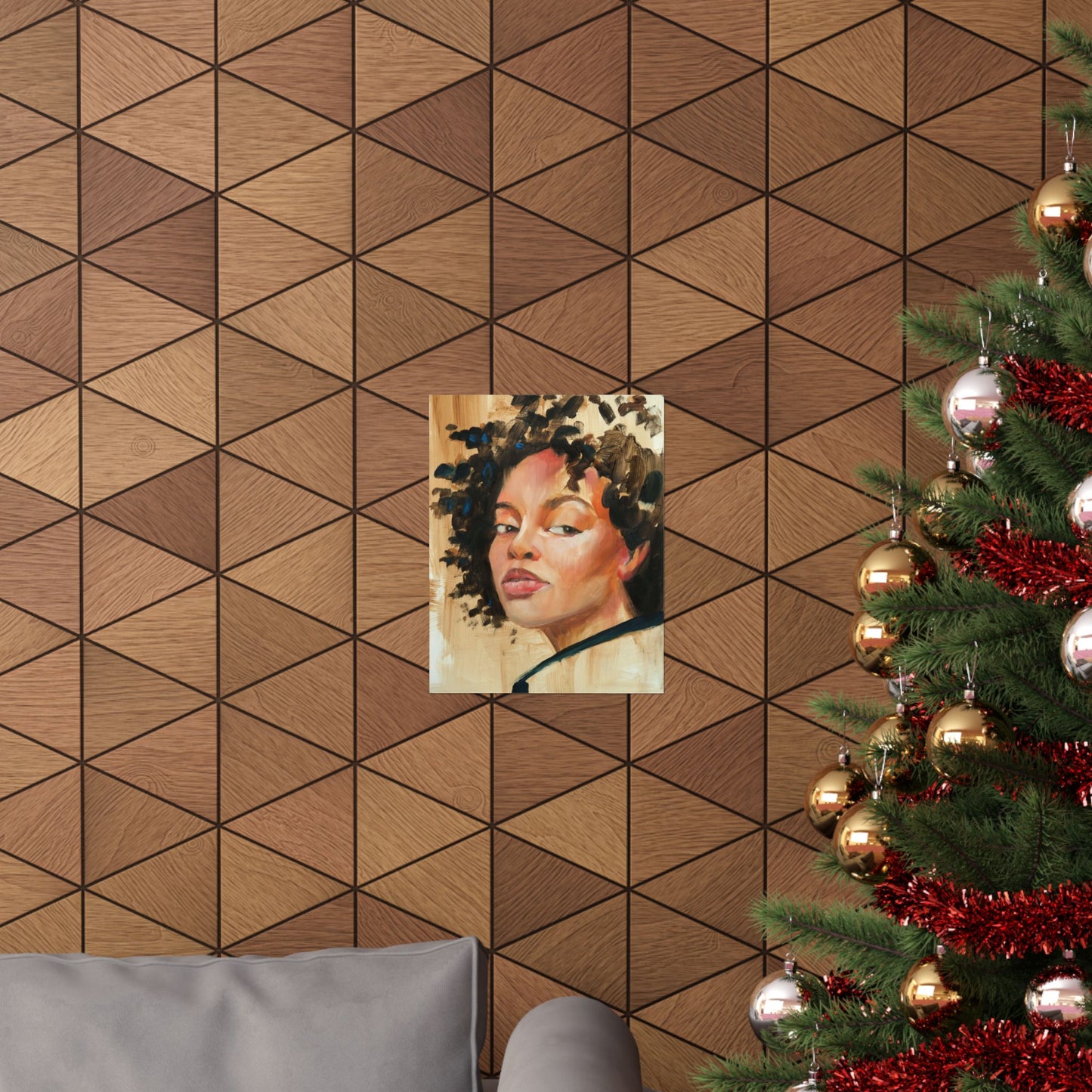 "Faith" - Oil Portriait Print (Day 6)