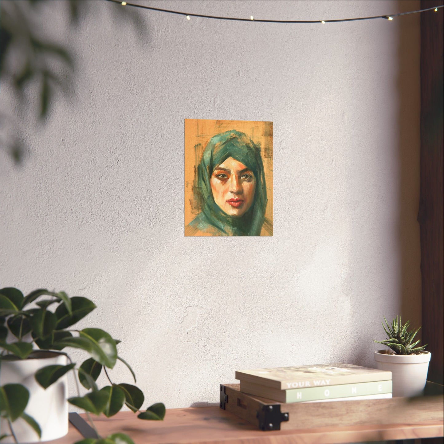 "Naya" - Oil Portriait Print (Day 38)