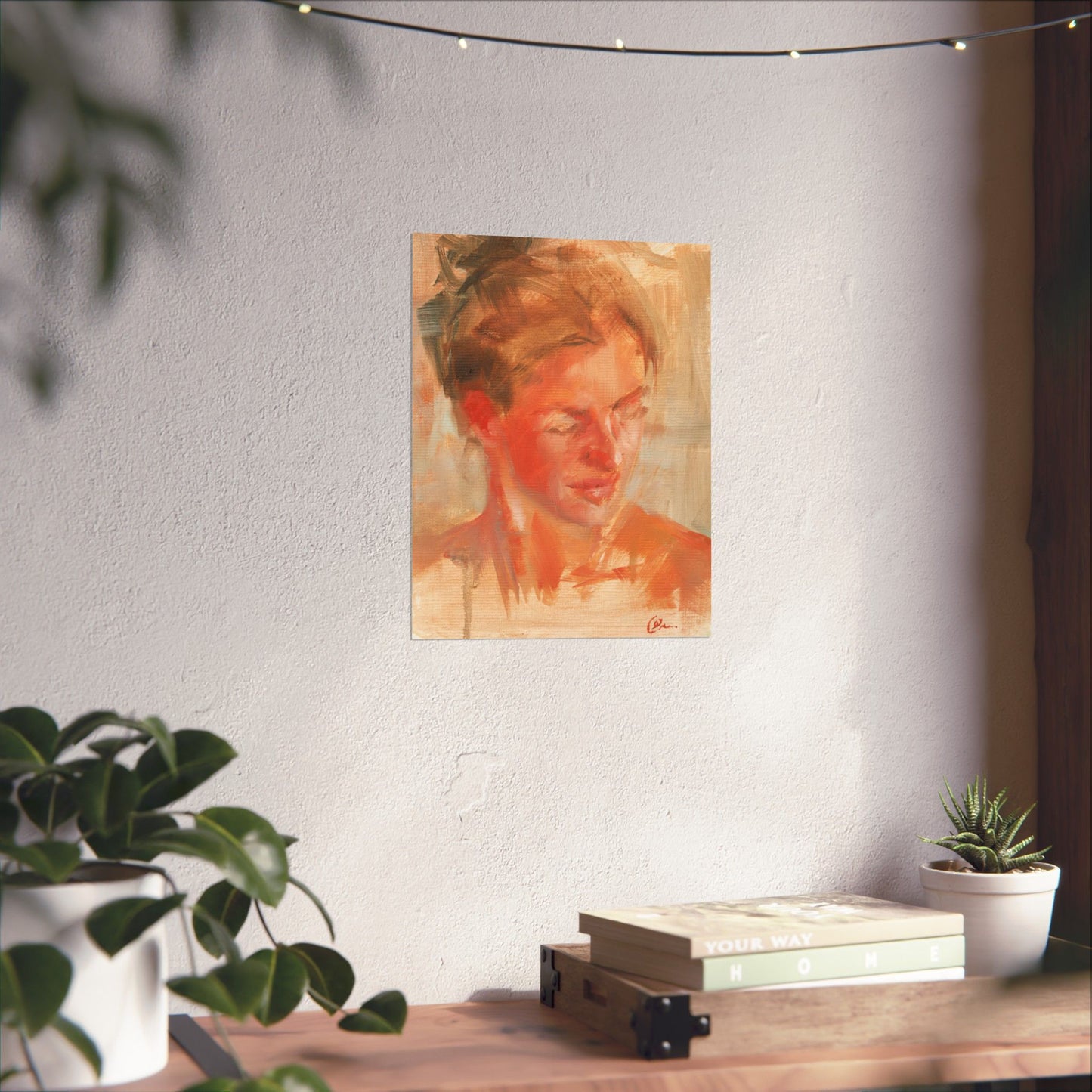 "Adelia" - Oil Portriait Print (Day 125)