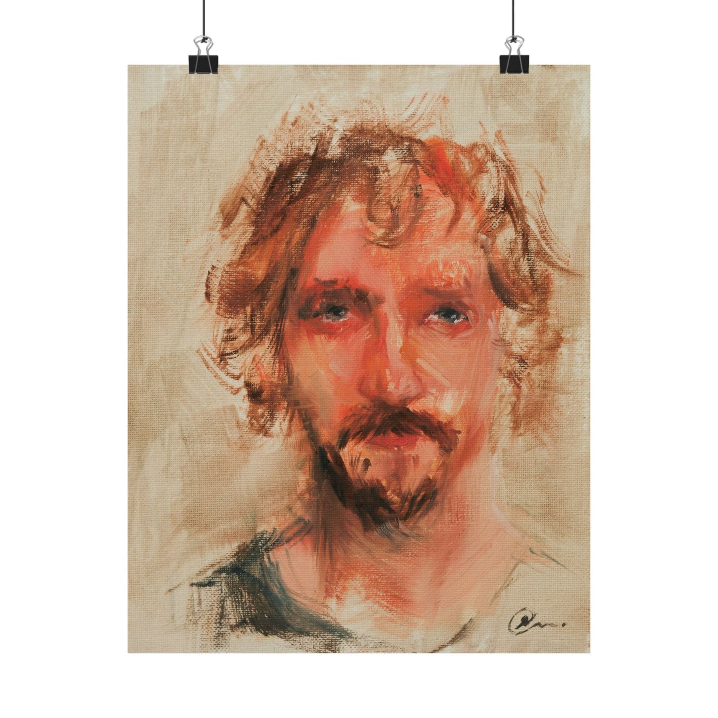 "Scott" - Oil Portriait Print (Day 164)