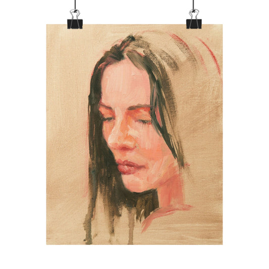 "Vienna" - Oil Portriait Print (Day 284)