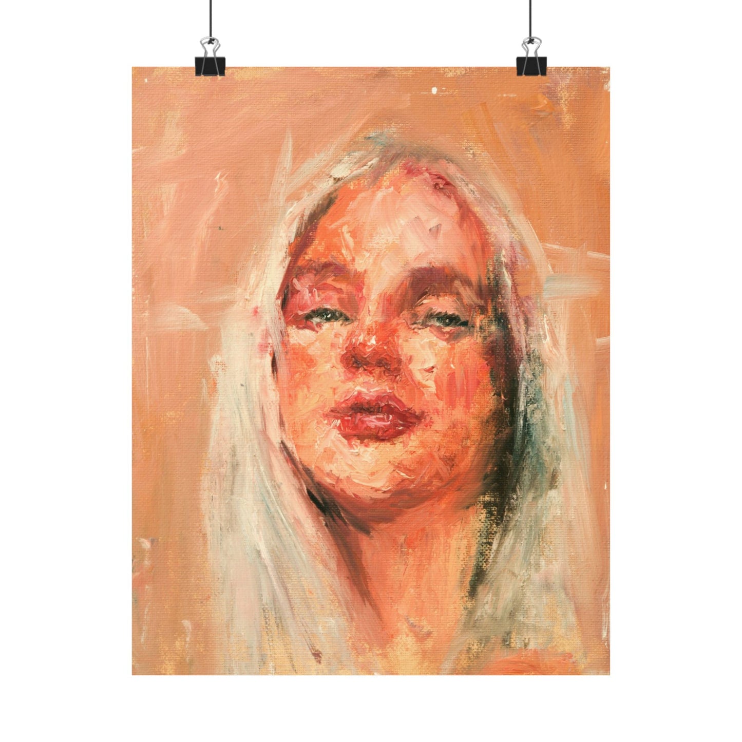 "Vanessa" - Oil Portriait Print (Day 205)