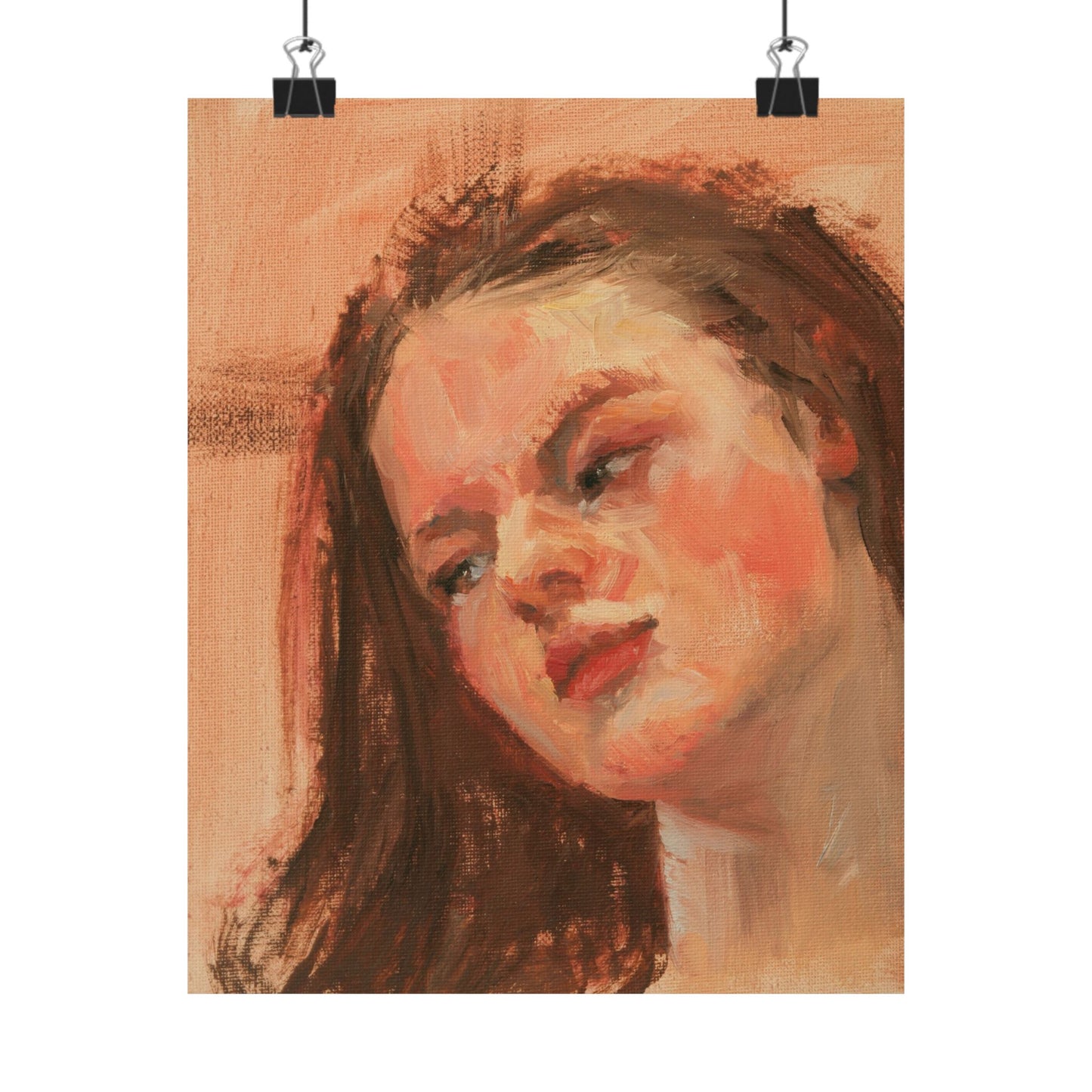 "Alma" - Oil Portriait Print (Day 260)