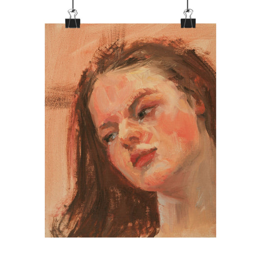 "Alma" - Oil Portriait Print (Day 260)