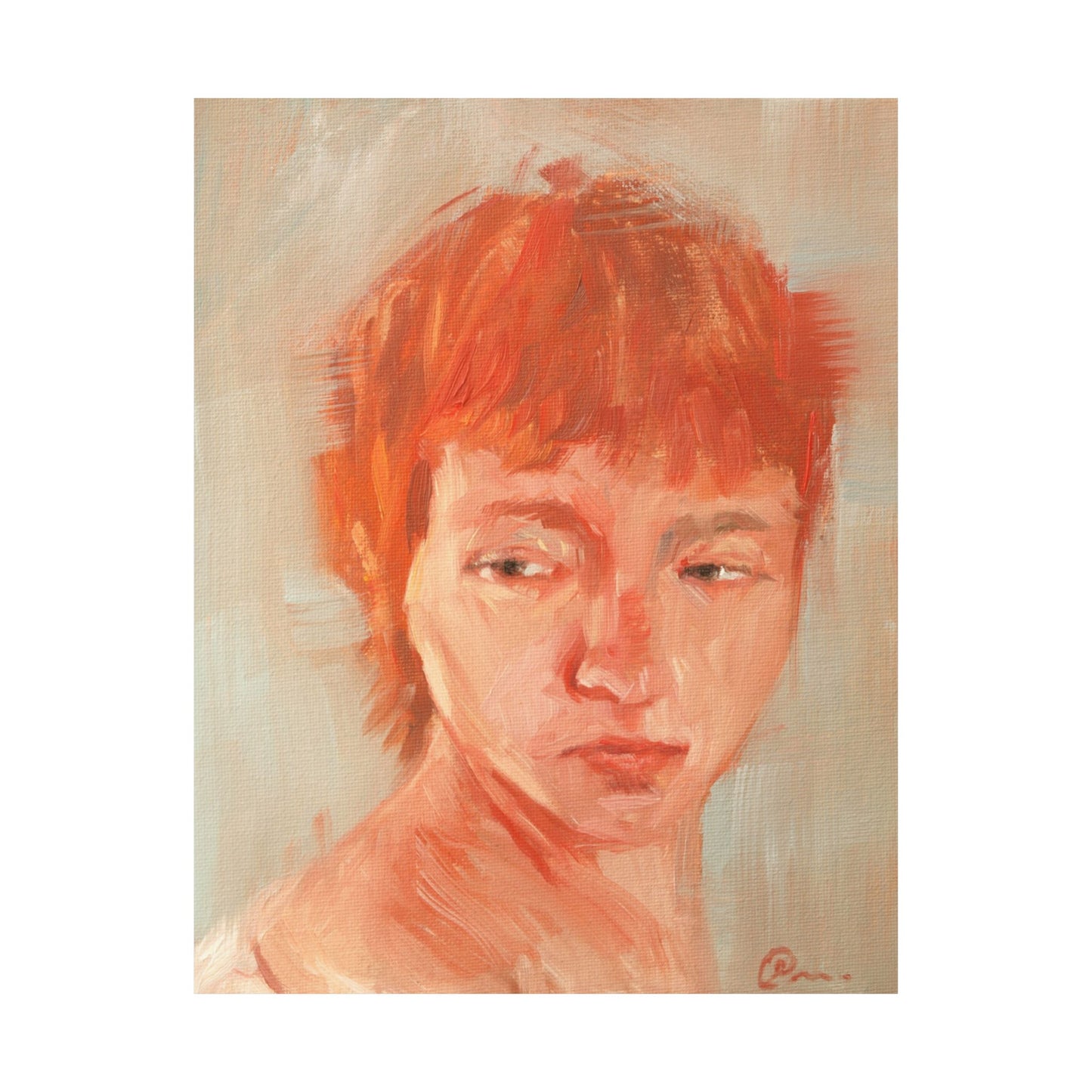 "Penelope" - Oil Portriait Print (Day 248)