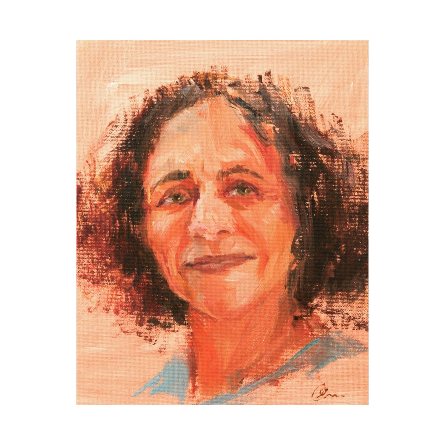 "Flor" - Oil Portriait Print (Day 252)