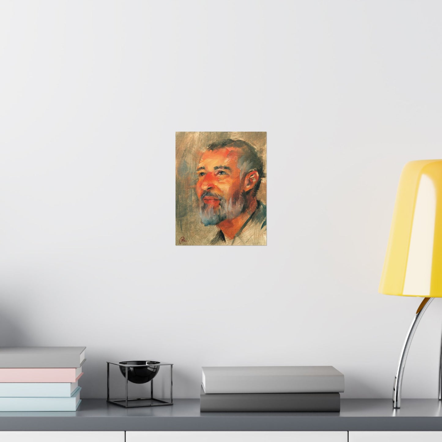 "Hussan" - Oil Portriait Print (Day 79)