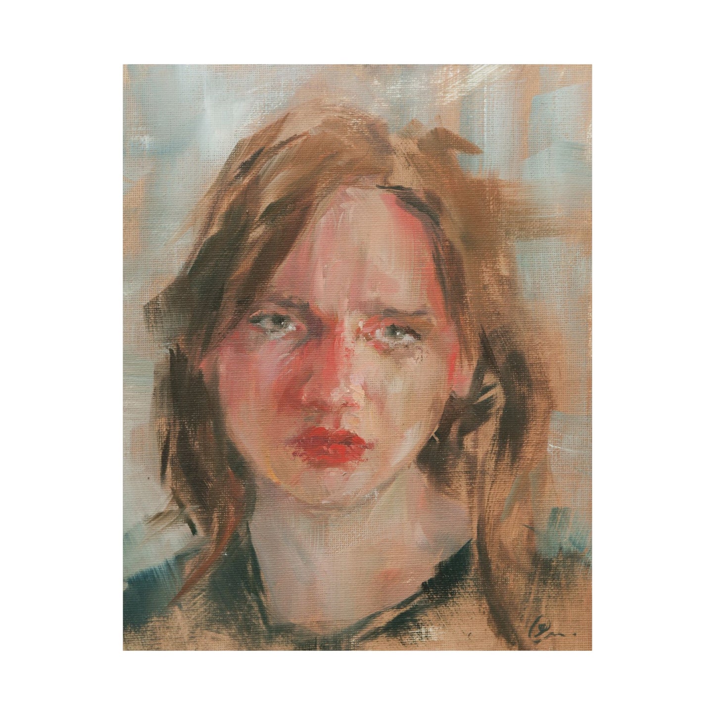 "Blythe" - Oil Portriait Print (Day 131)