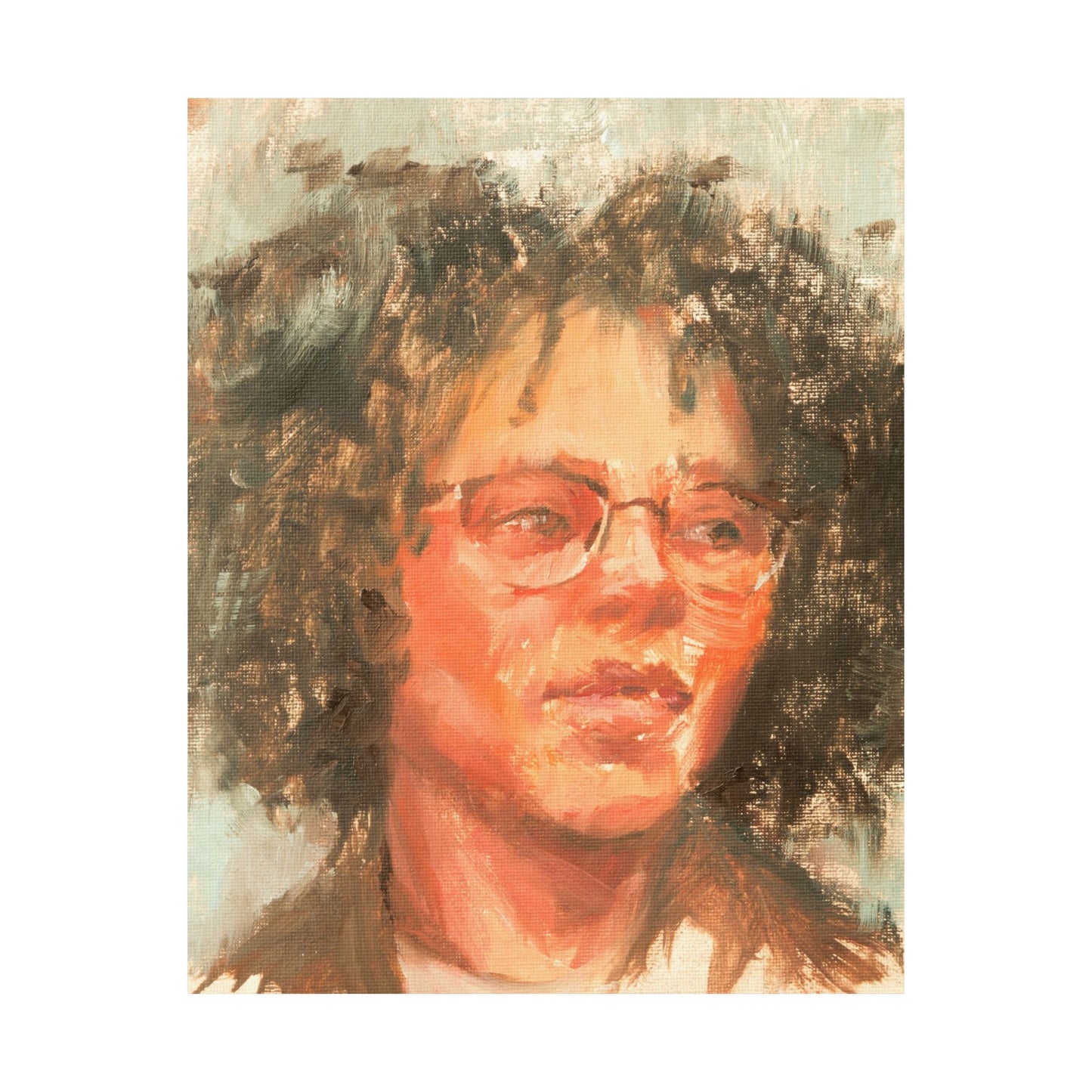 "Jenna" - Oil Portriait Print (Day 236)