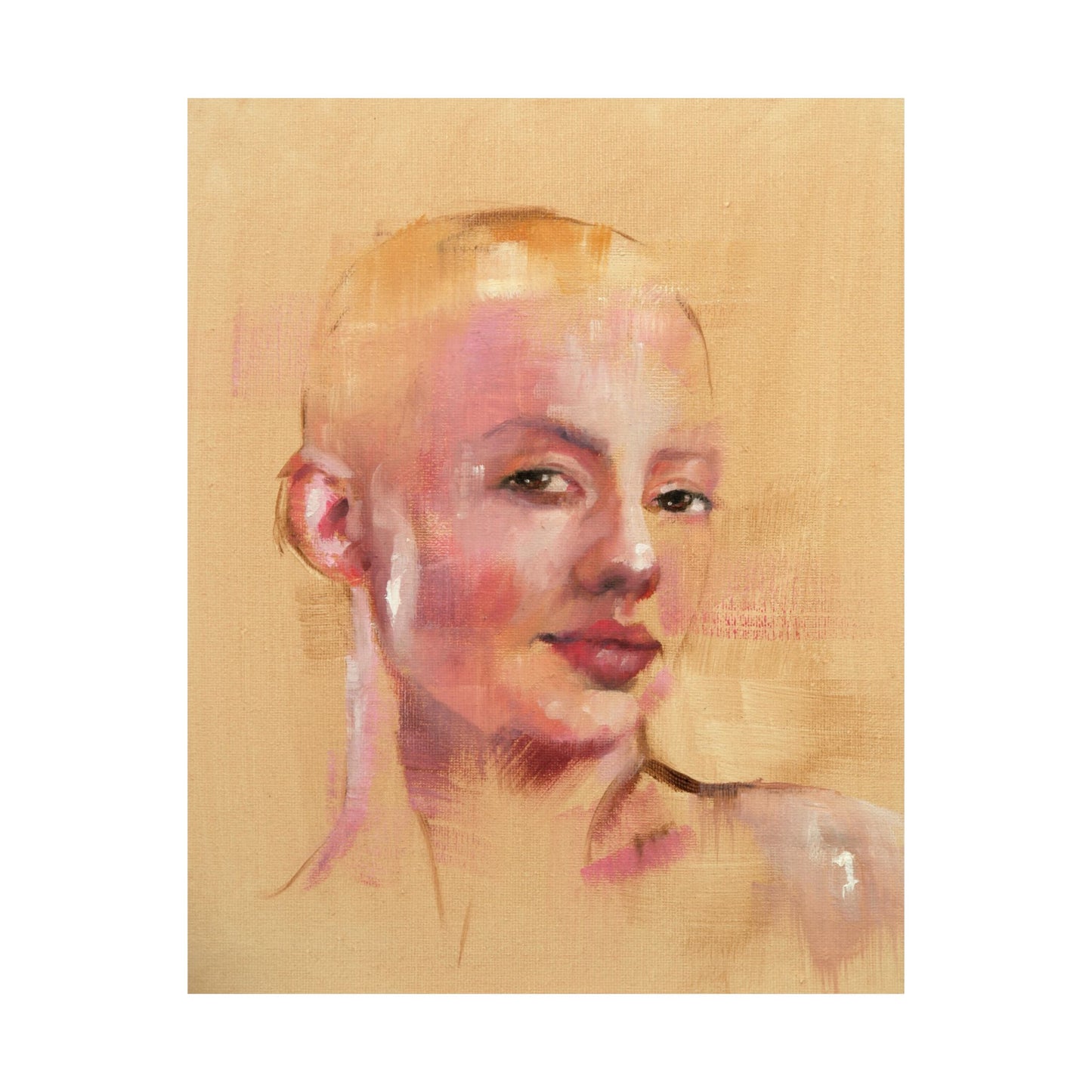 "Ivy" - Oil Portriait Print (Day 30)