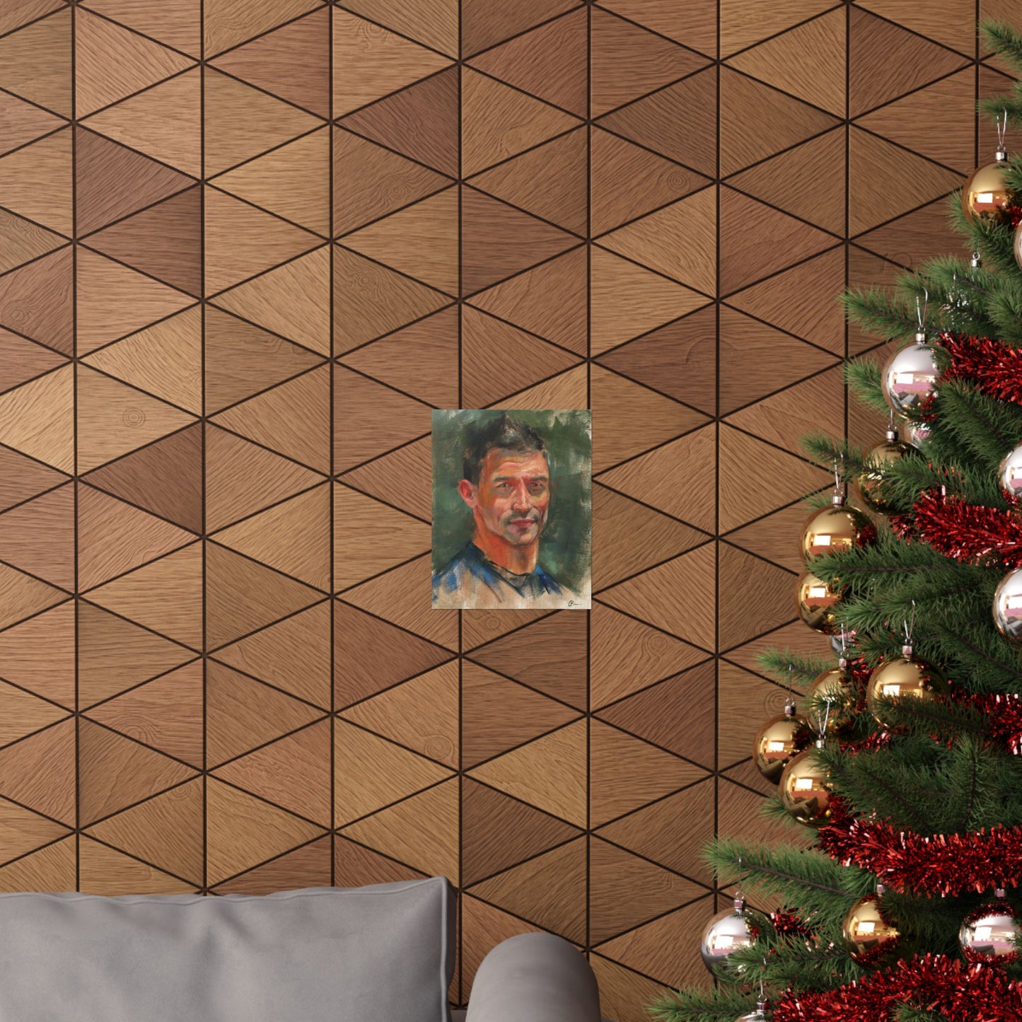 "Antonio" - Oil Portriait Print (Day 106)