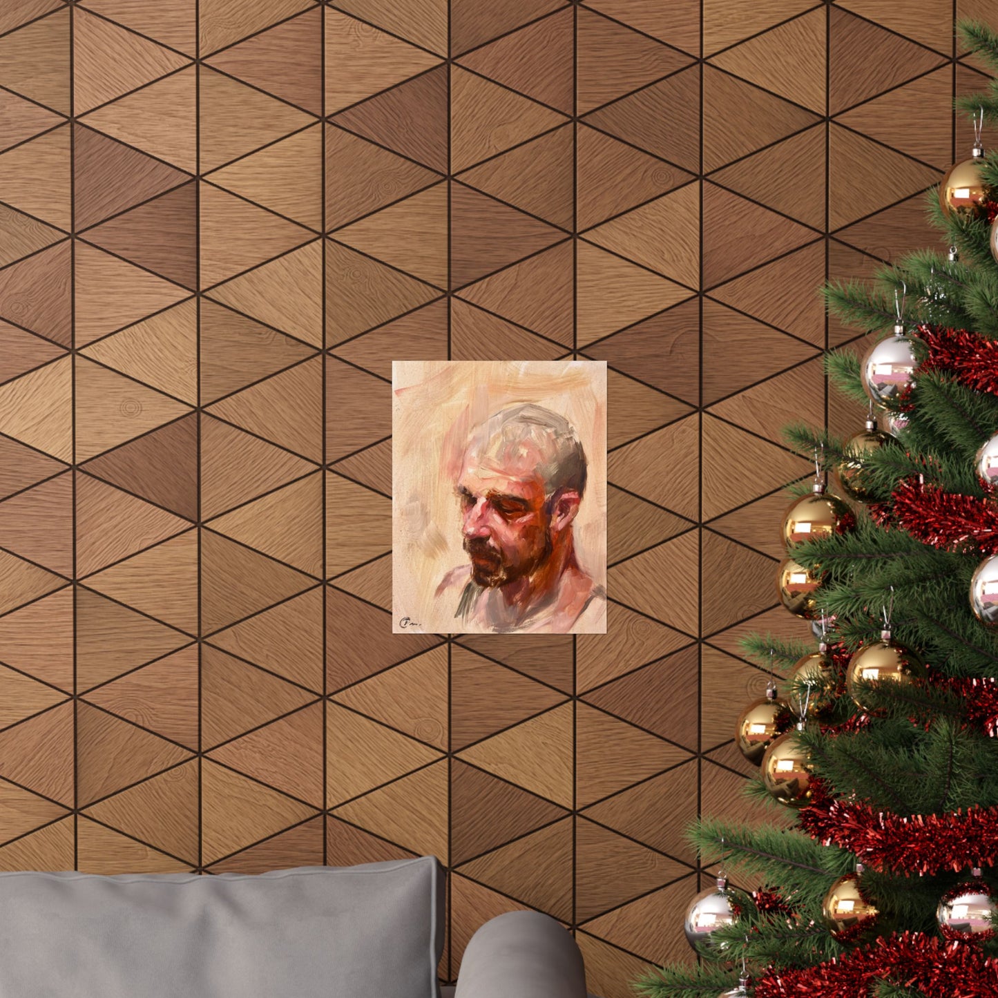 "Joseph" - Oil Portriait Print (Day 115)