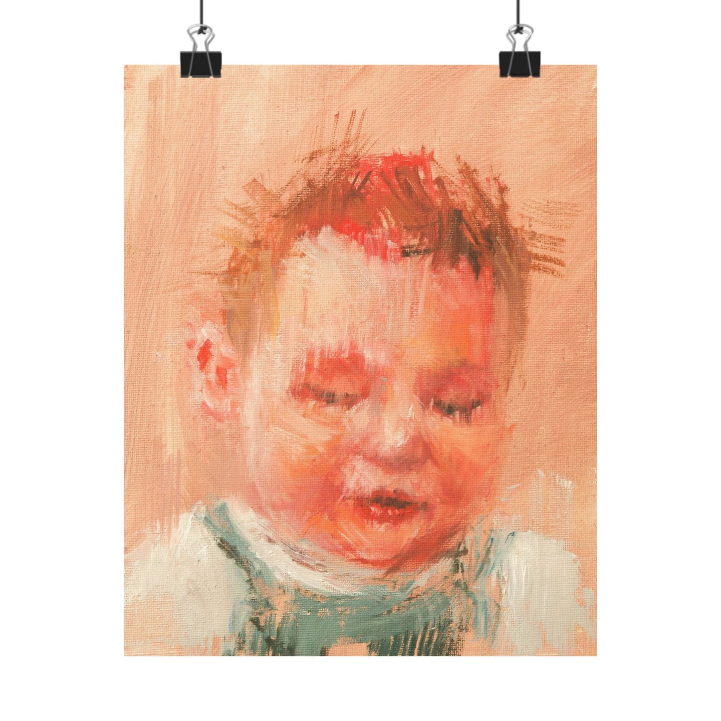 "Mara" - Oil Portriait Print (Day 234)