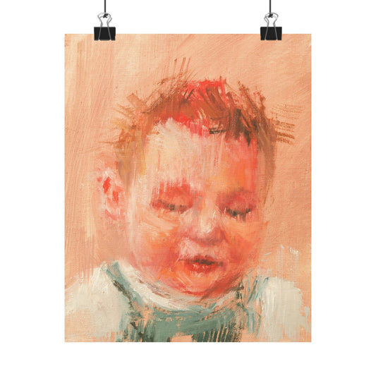 "Mara" - Oil Portriait Print (Day 234)