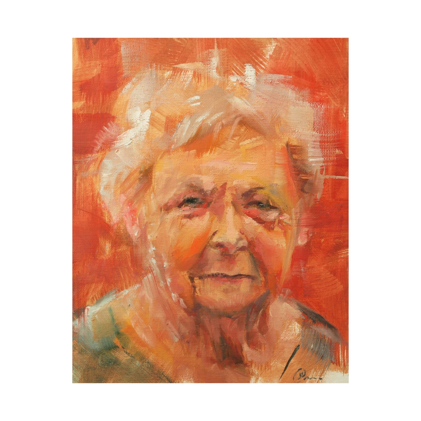 "Isadora" - Oil Portriait Print (Day 99)