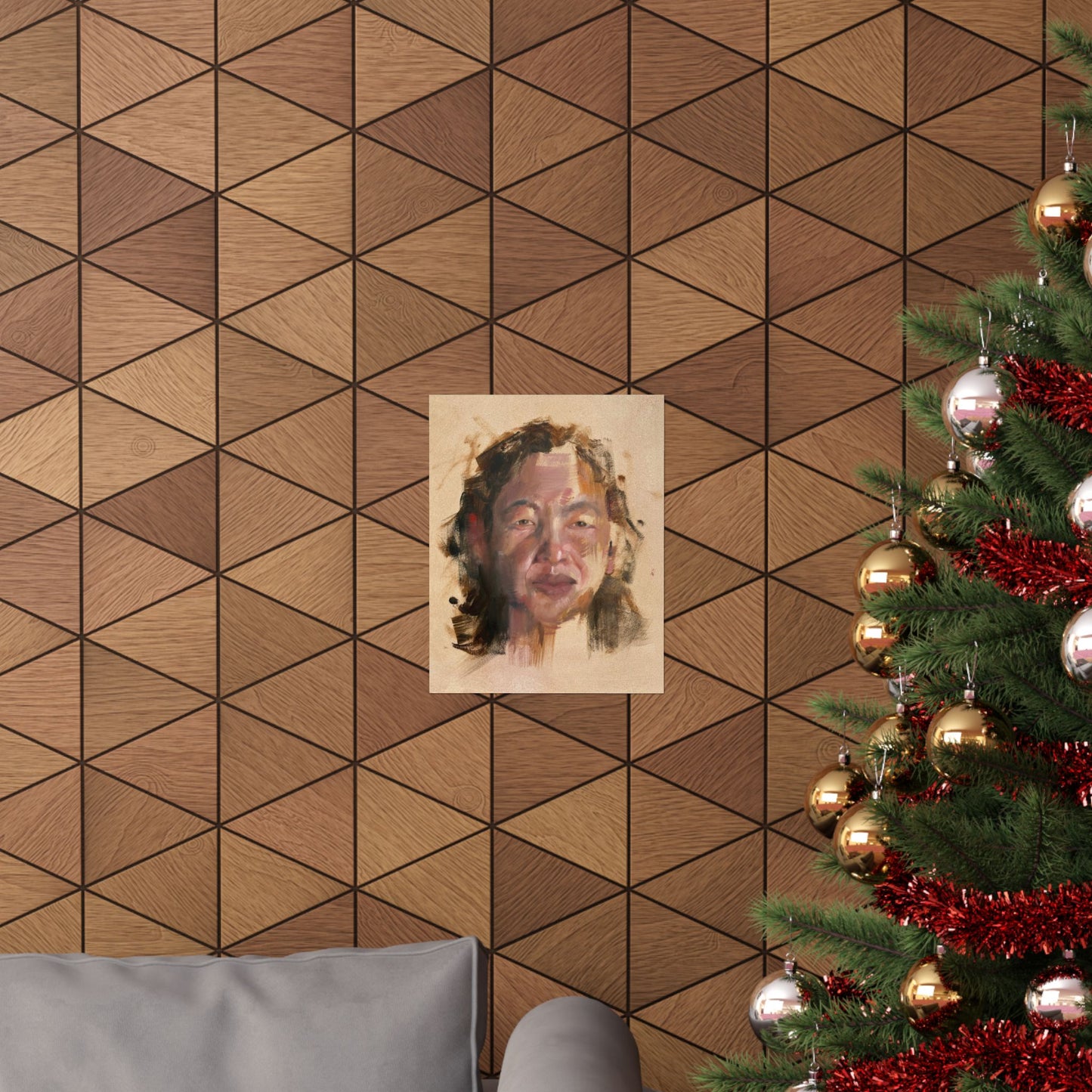 "Agnes" - Oil Portriait Print (Day 19)