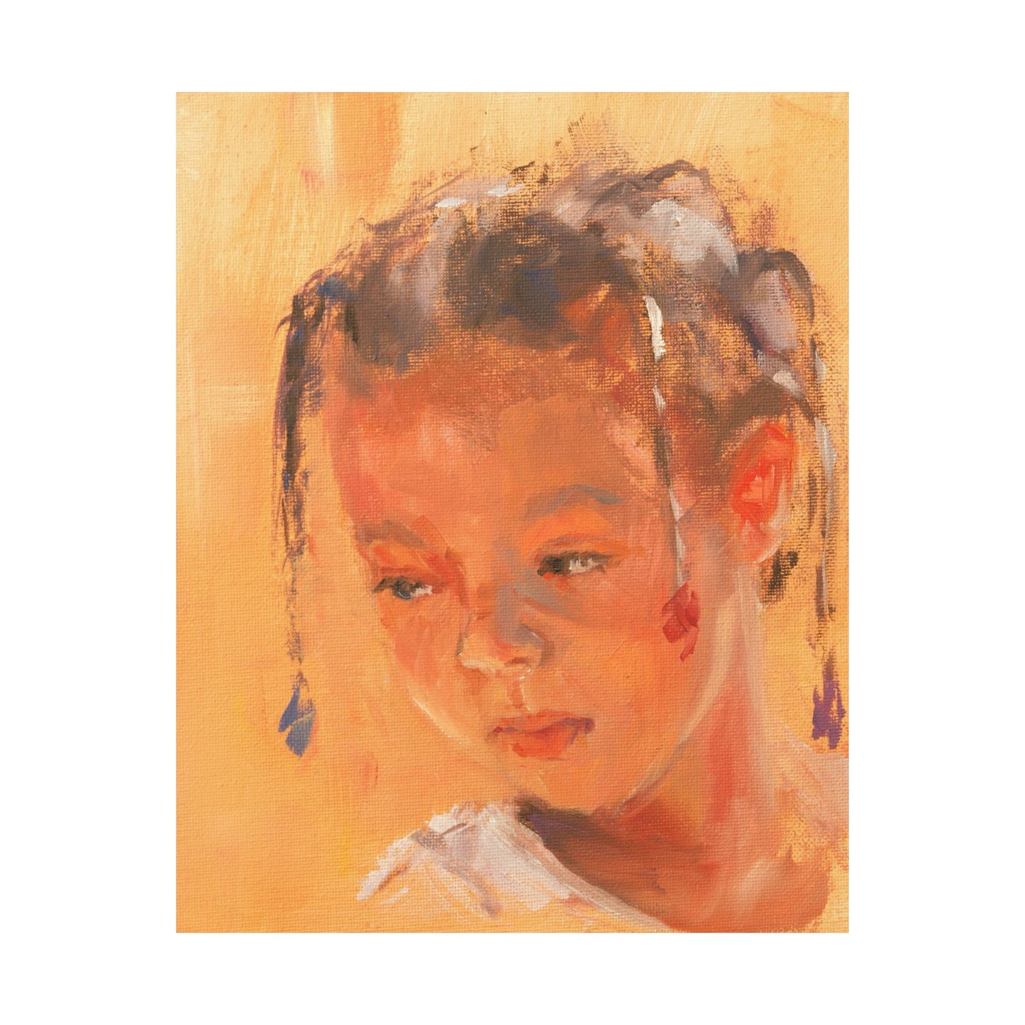 "Maya" - Oil Portriait Print (Day 258)