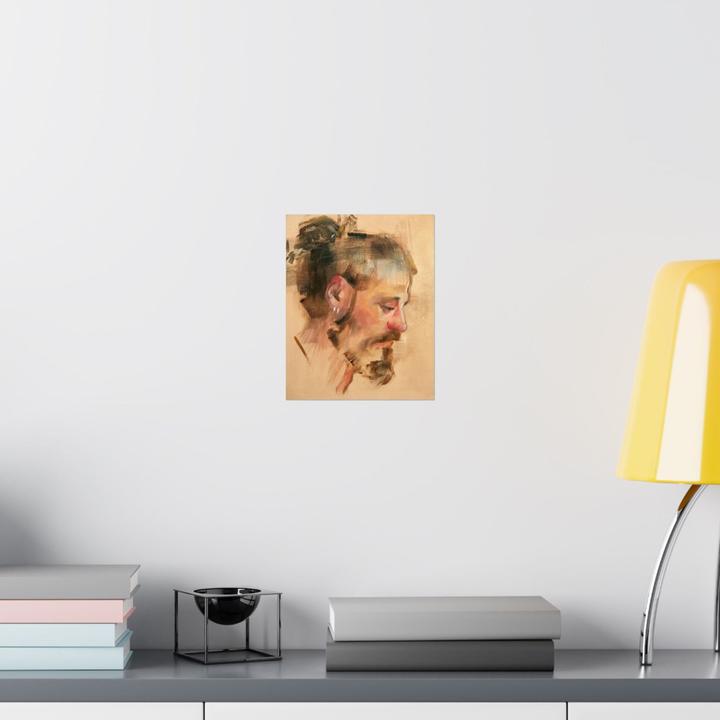 "Hugo" - Oil Portriait Print (Day 26)