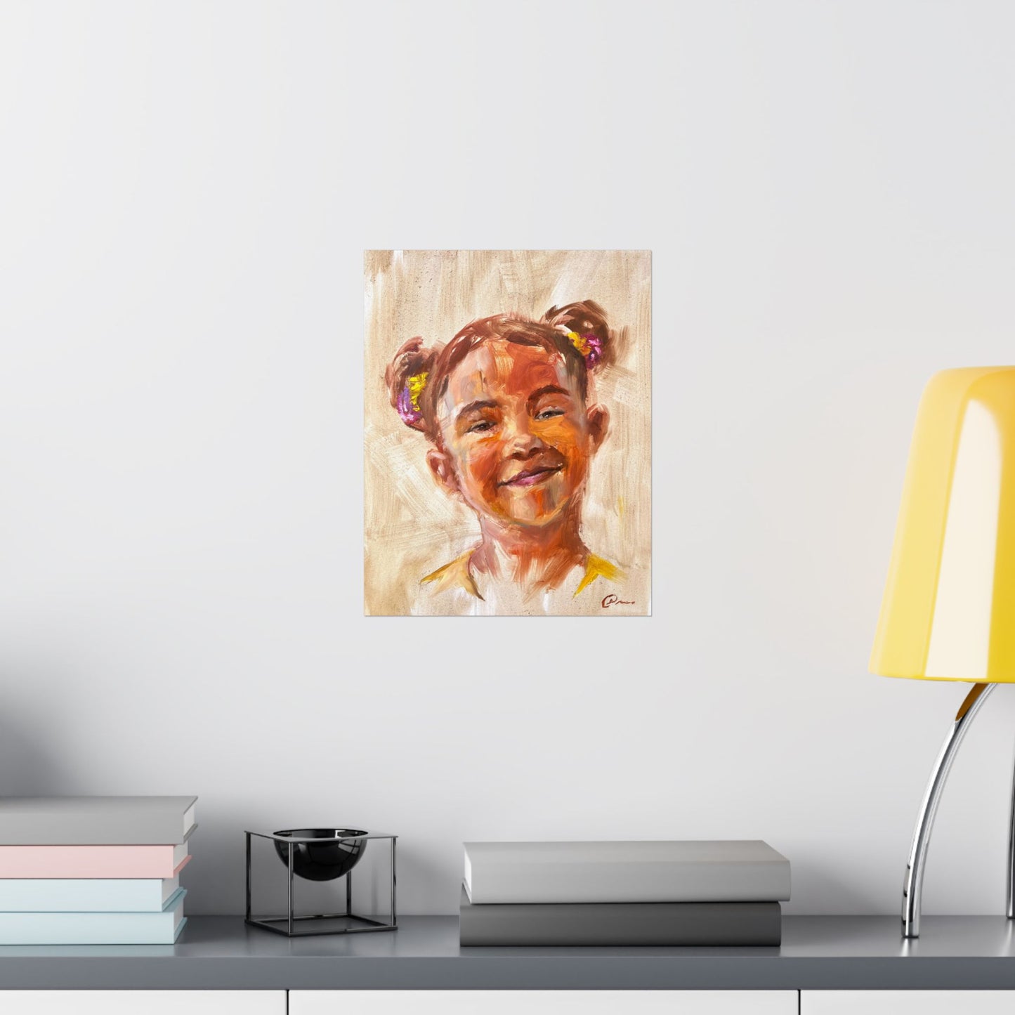 "Ayla" - Oil Portriait Print (Day 117)