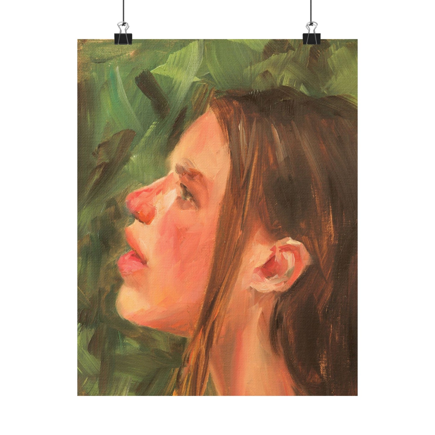 "Anna" - Oil Portriait Print (Day 239)