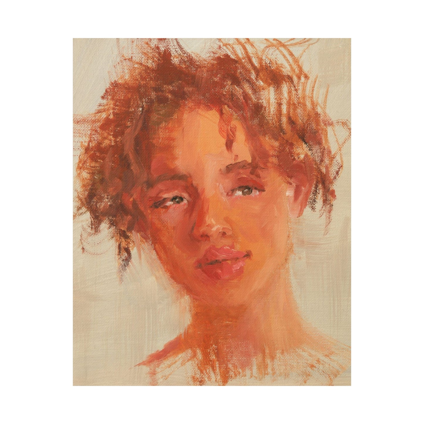 "Ada" - Oil Portriait Print (Day 257)