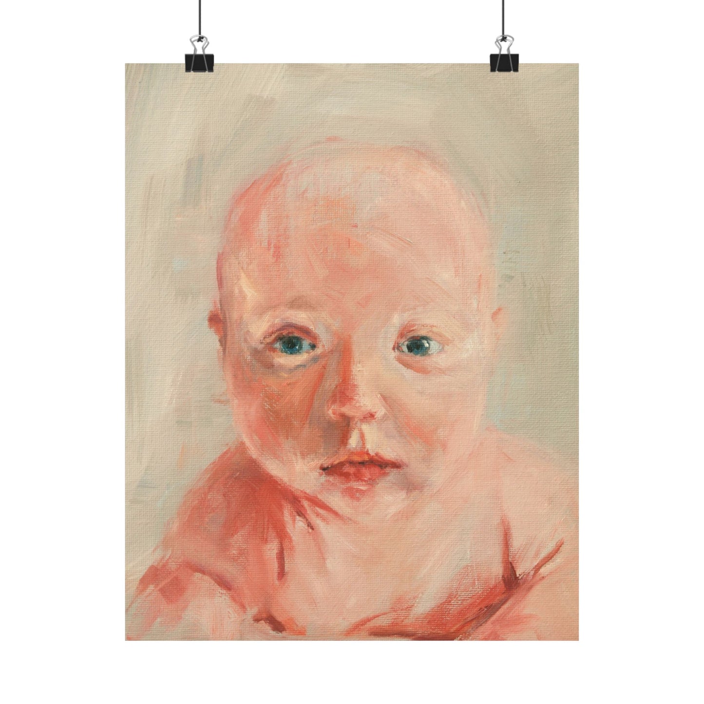 "Ovi" - Oil Portriait Print (Day 245)