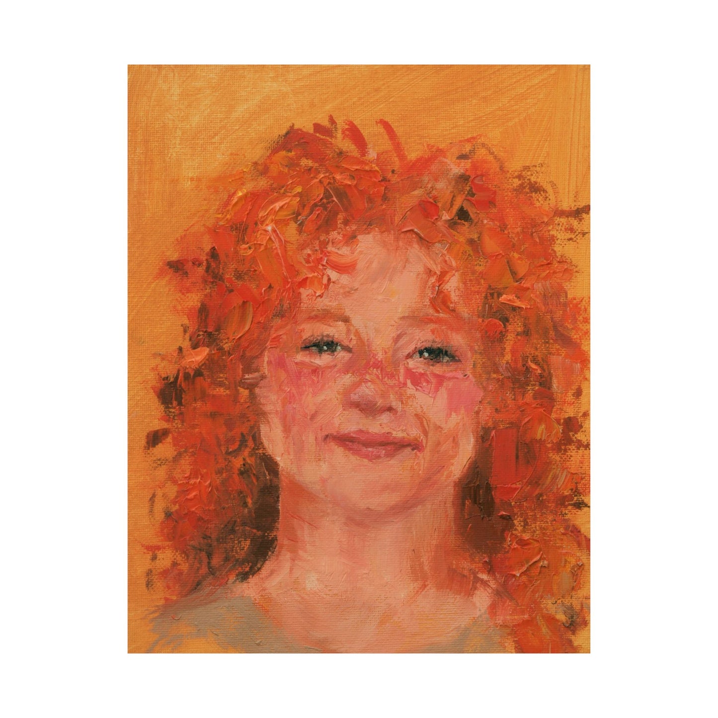 "Brianna" - Oil Portriait Print (Day 199)