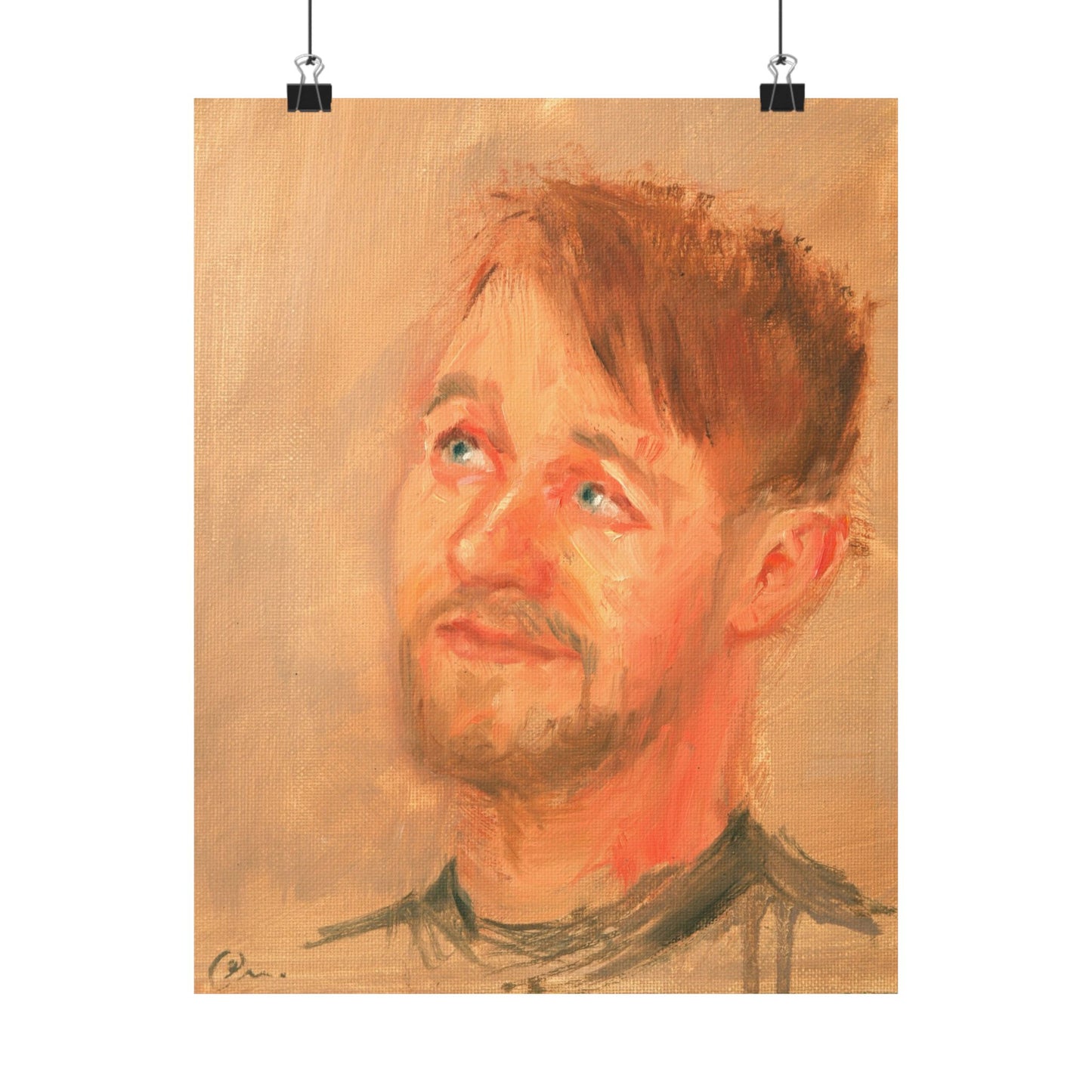 "Henrry" - Oil Portriait Print (Day 297)