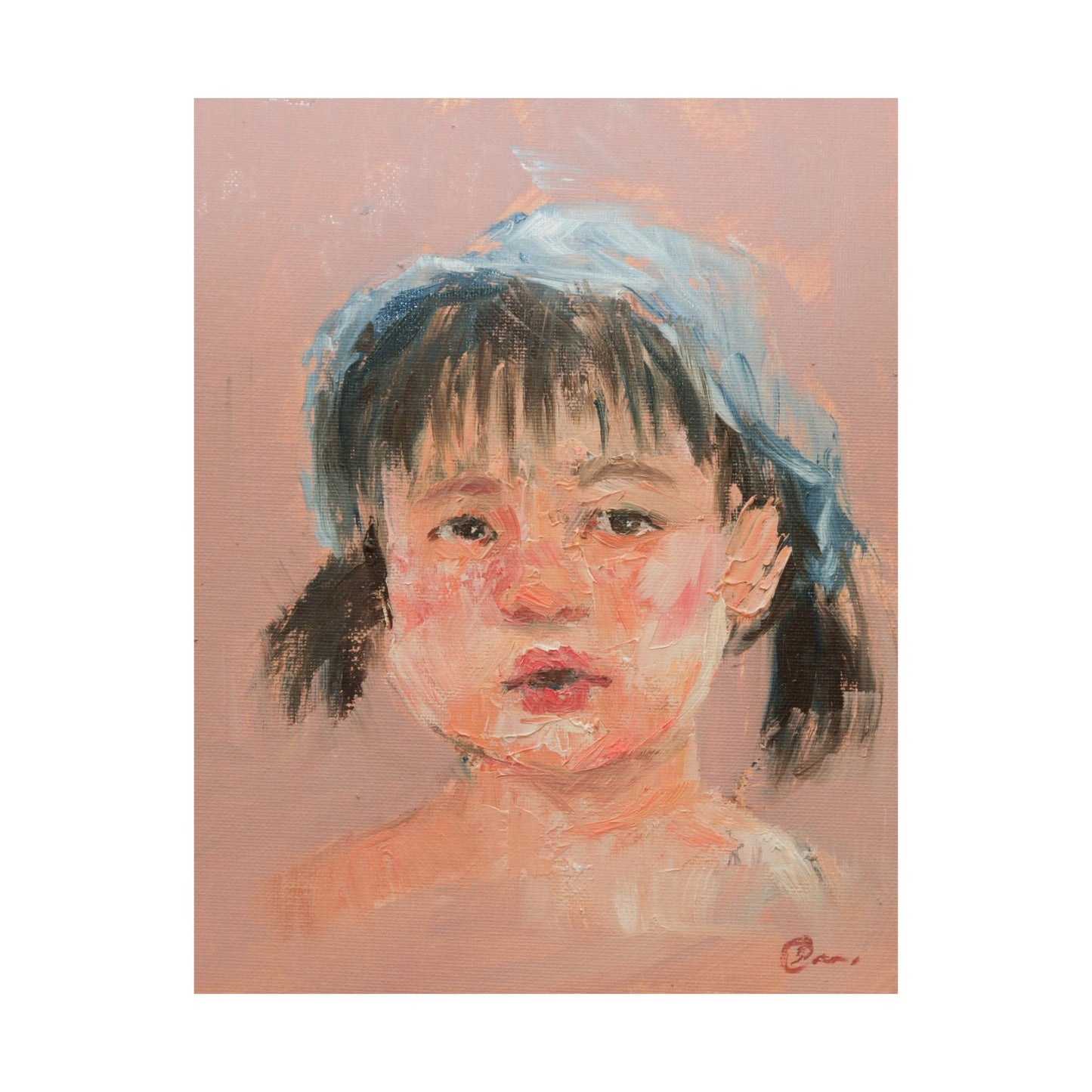 "Mei" - Oil Portriait Print (Day 198)
